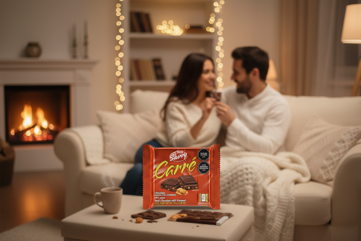 Savoy Carré 40 % venezuelan cacao 100g dark caramel flavour