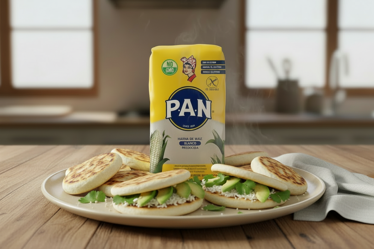 Harina de maiz blanco no GMO PAN 1kg